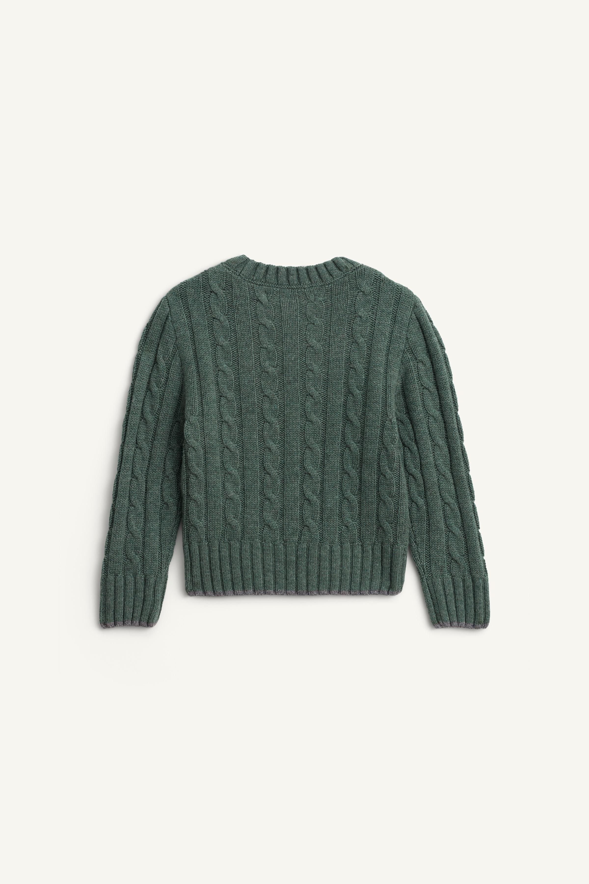 LIMITED EDITION WOOL CABLE KNIT JUMPER